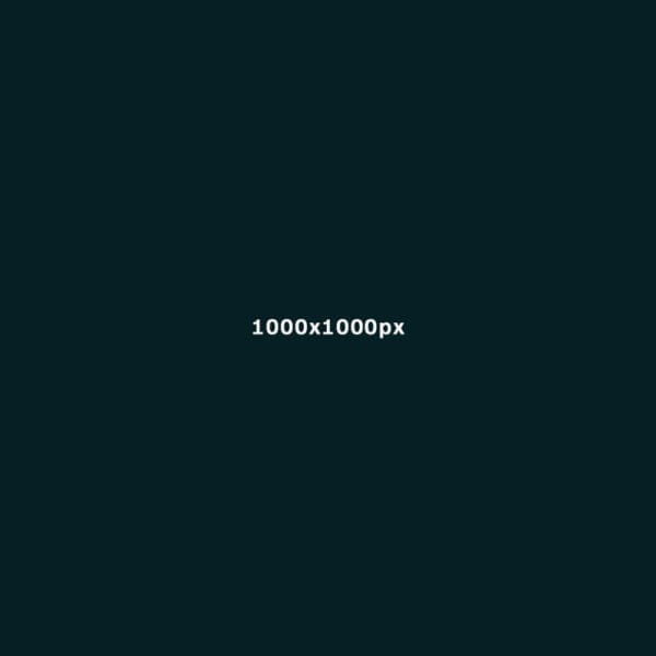 Illustration som visar bildstorleken 1000x1000